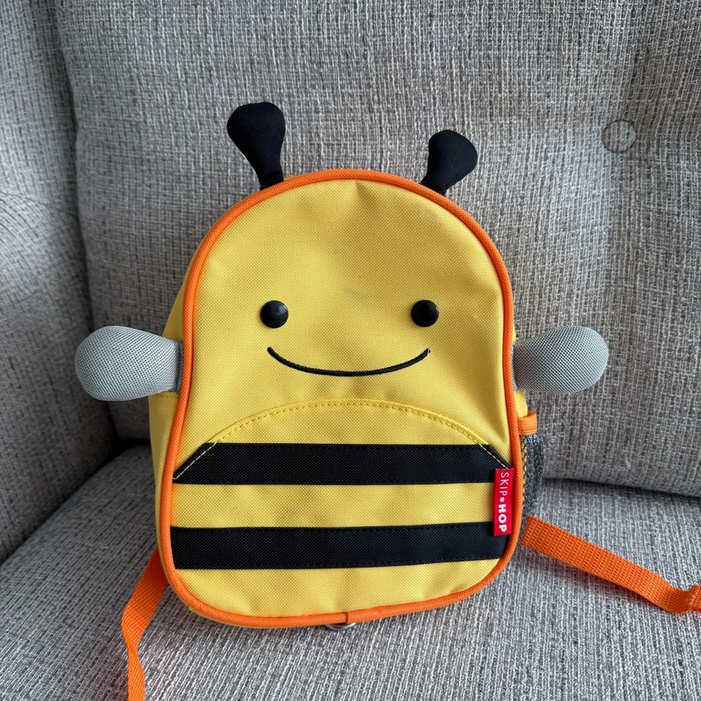 Skip Hop Bee Backpack with‎ Yellow and Black Stripes